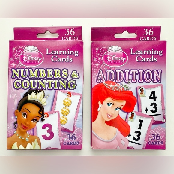 Disney Other - Disney Princess Pink Flash Card Set